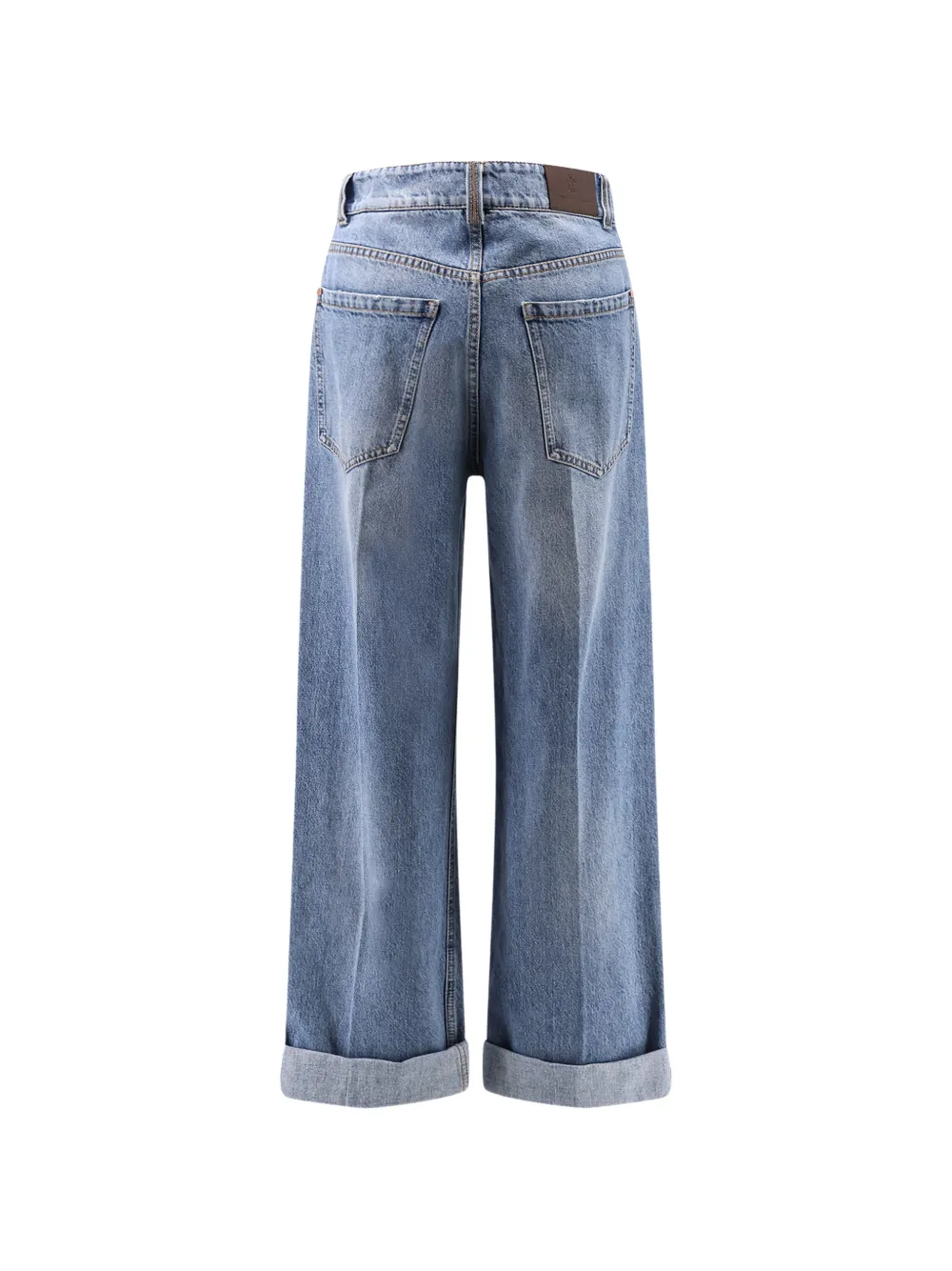  Brunello Cucinelli Cuffed Jeans - Blue 