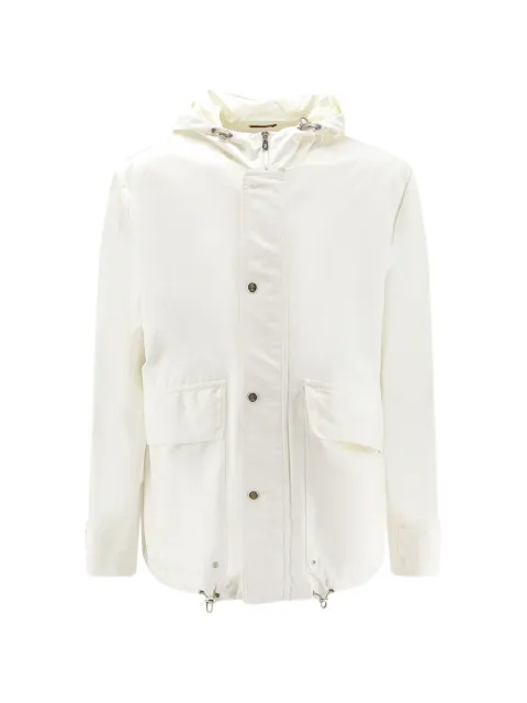 Brunello Cucinelli hooded press-stud jacket