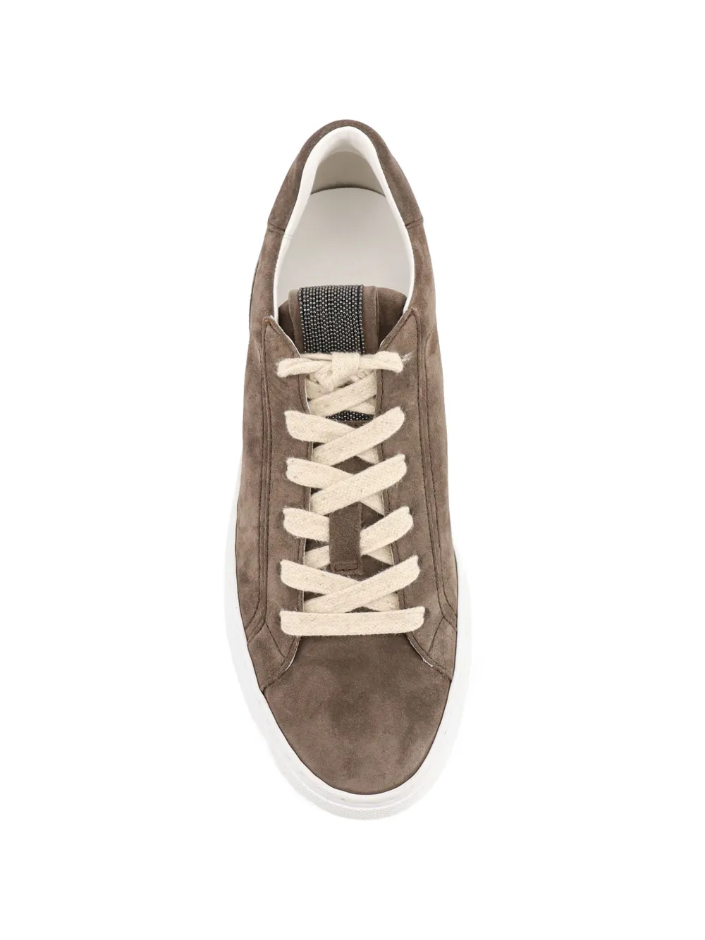 Brunello Cucinelli Suède sneakers Bruin