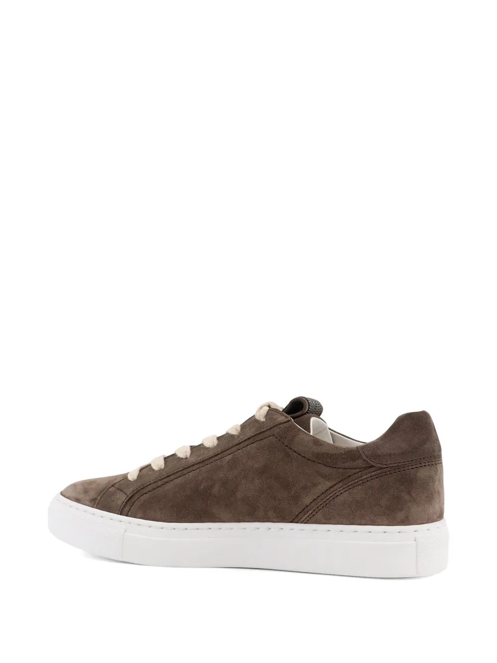 Brunello Cucinelli Suède sneakers Bruin