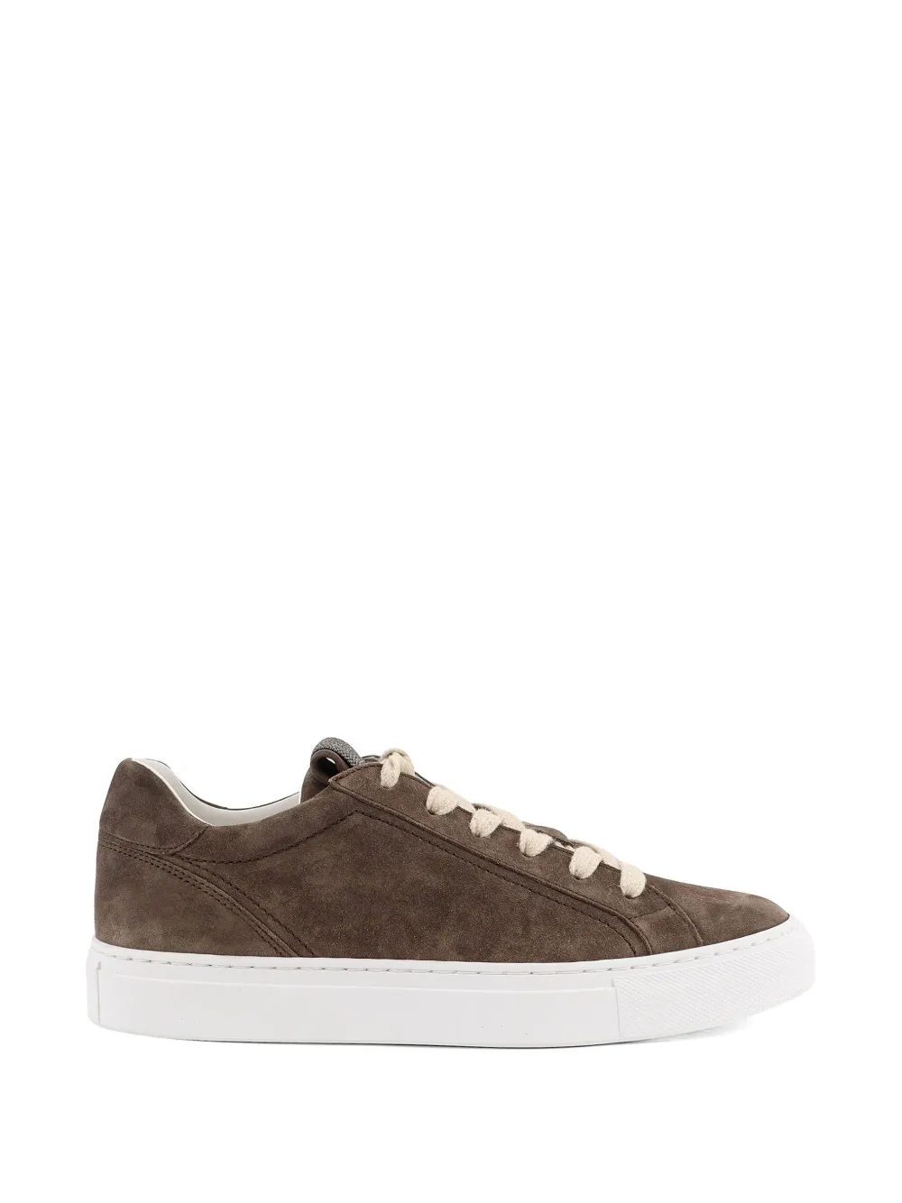 Brunello Cucinelli Suède sneakers Bruin