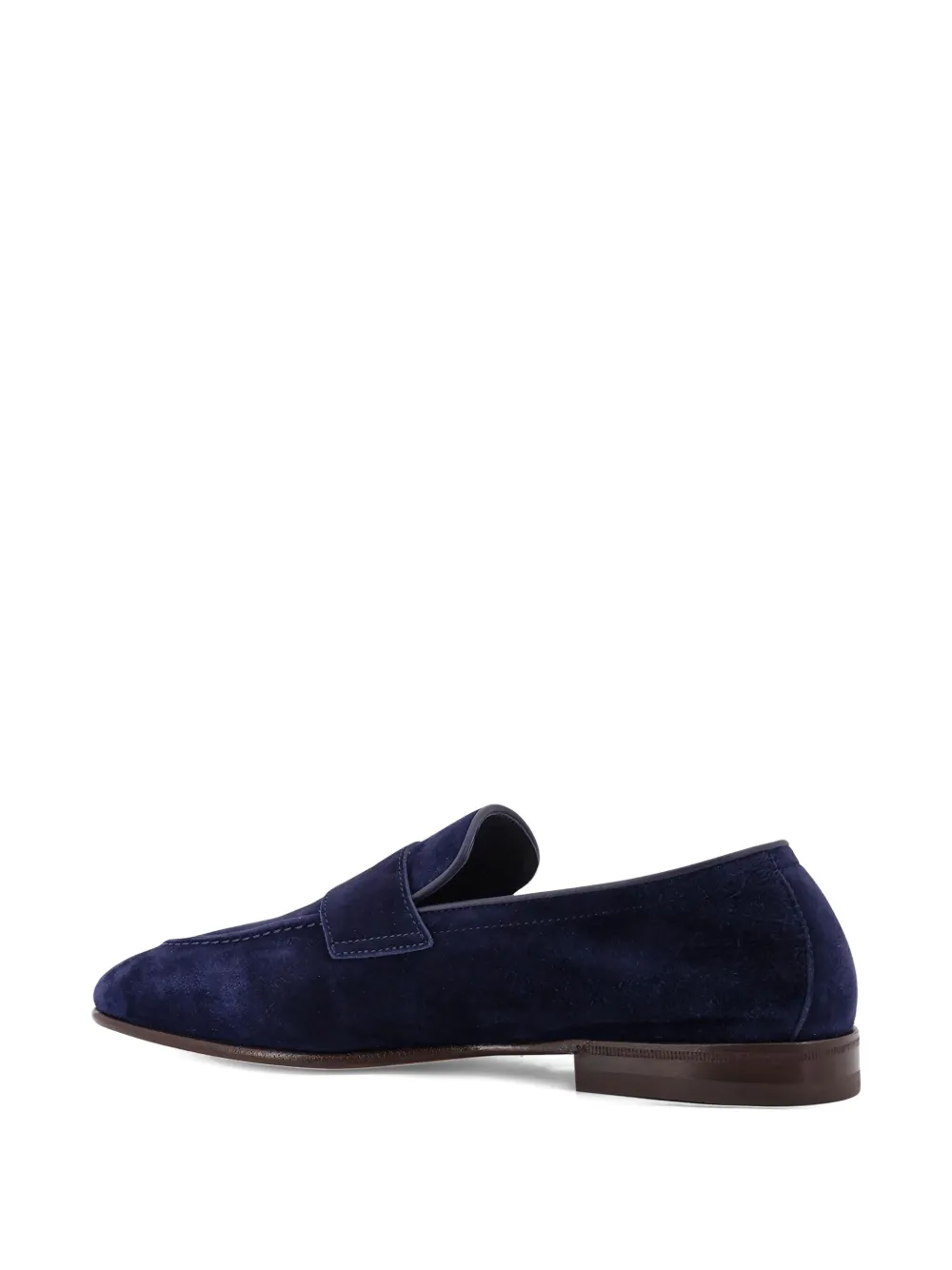 Brunello Cucinelli Loafers met reliëf stiksel Blauw