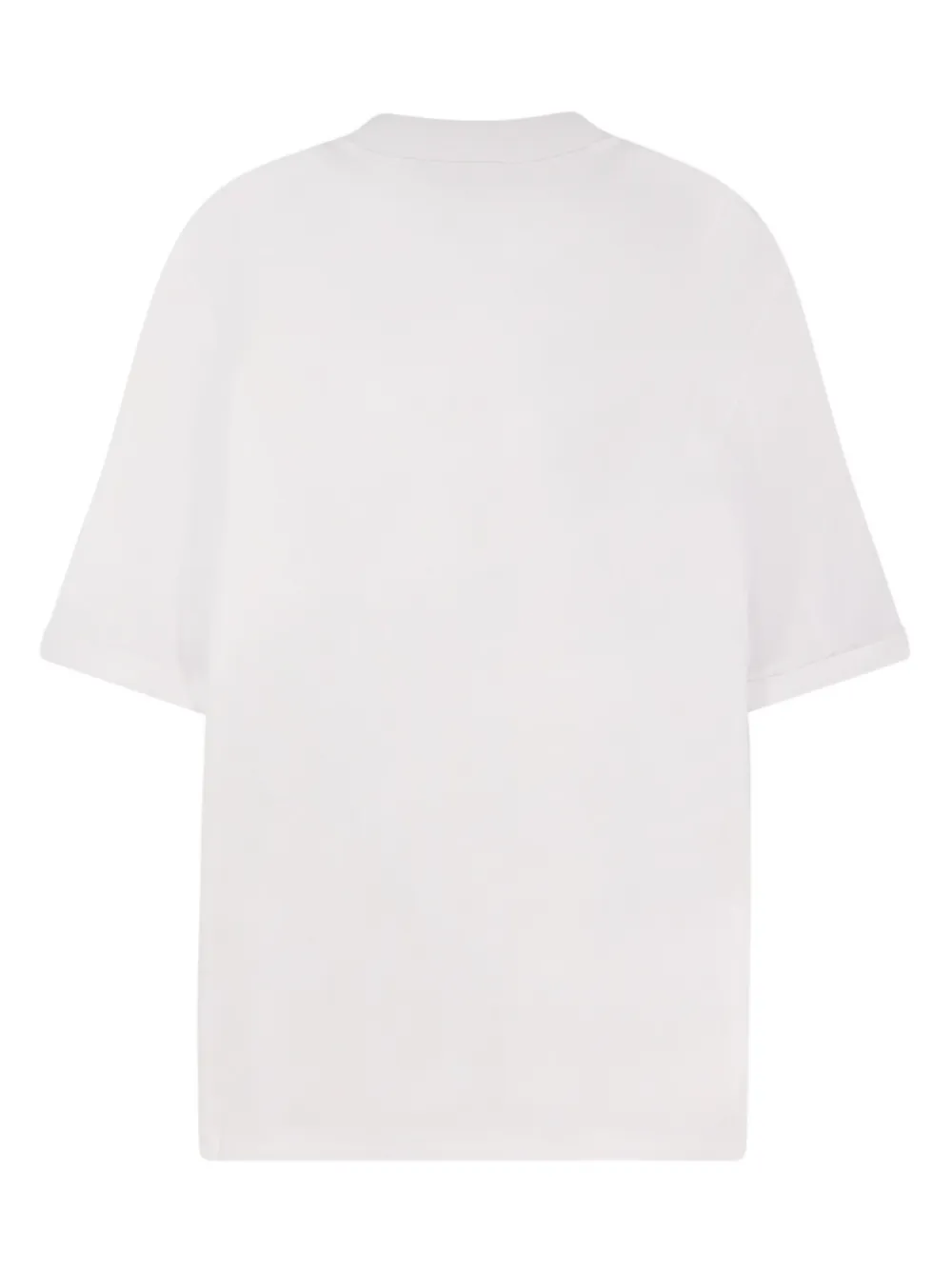 Brunello Cucinelli crew-neck ribbed-trim T-shirt - Wit