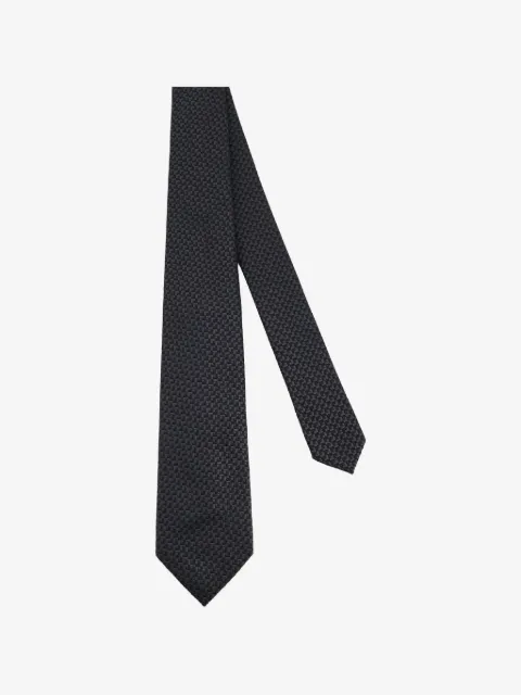Kiton corbata con motivo geométrico