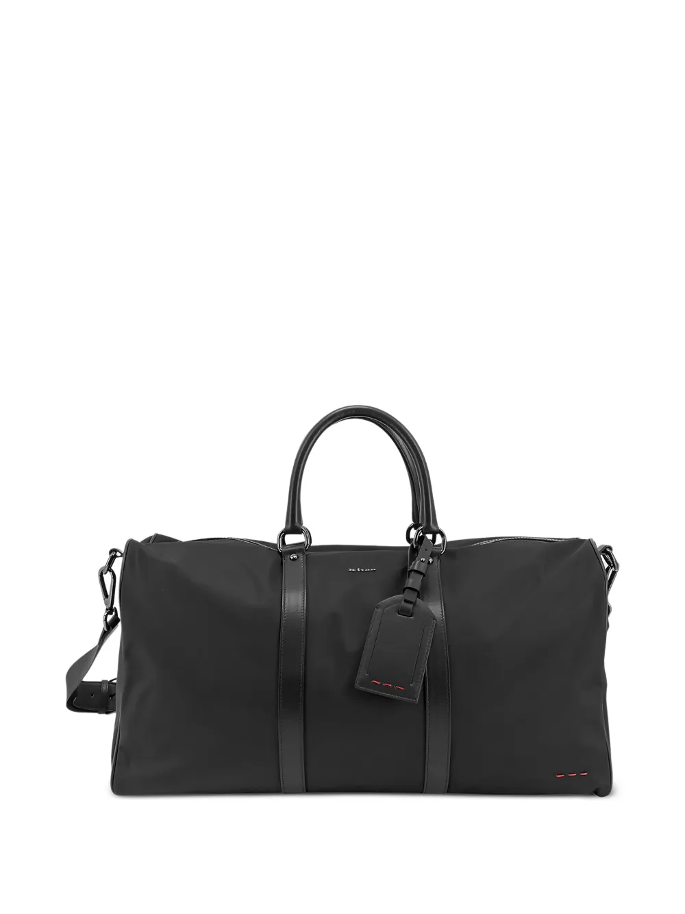 Kiton double-handle duffel bag - Nero