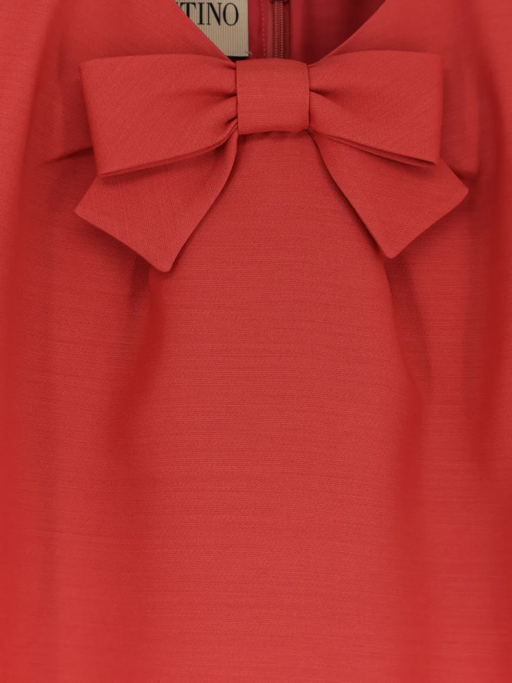 Valentino Garavani Mini-jurk met strik Rood