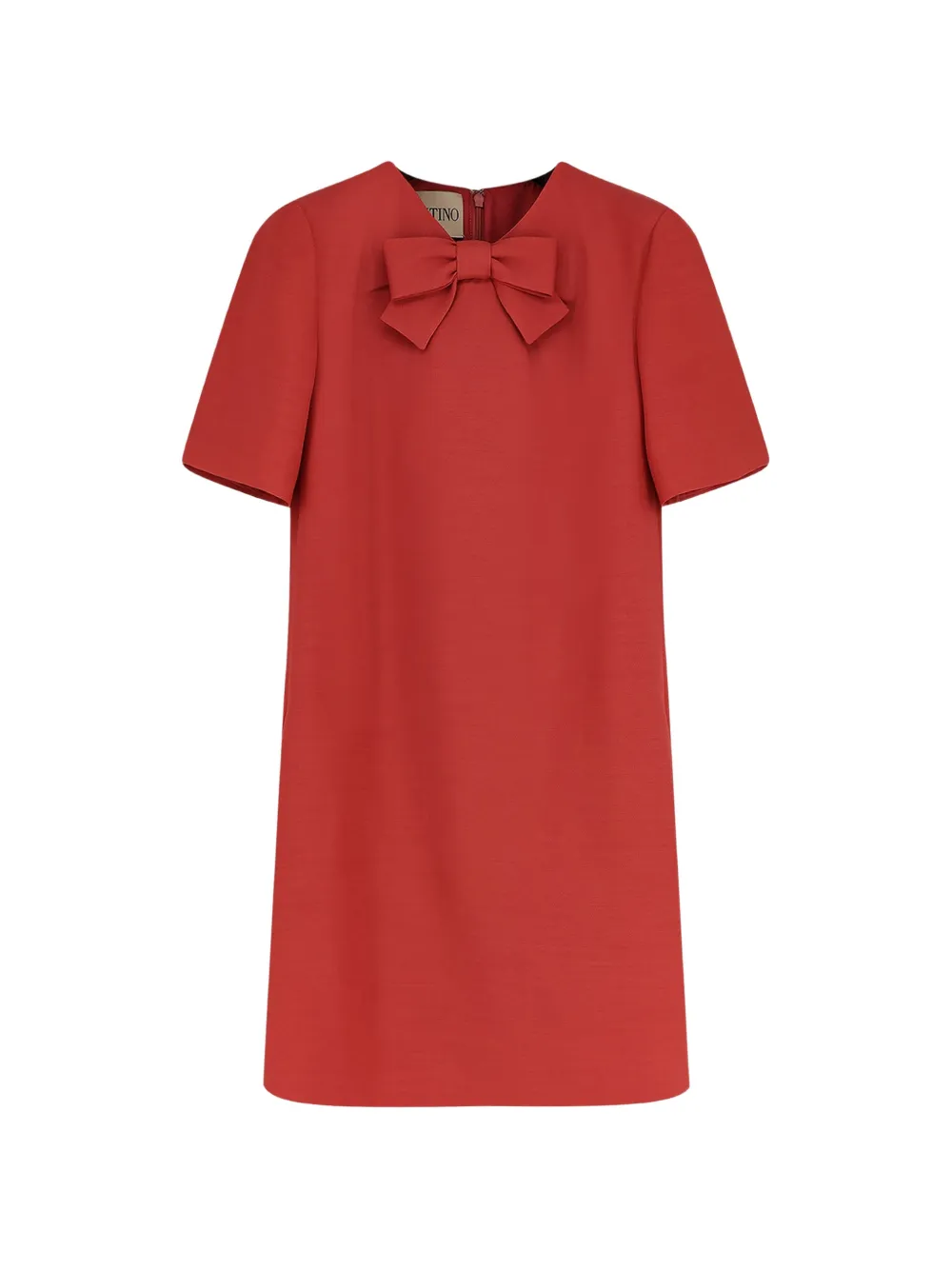 Valentino Garavani bow mini dress - Rosso