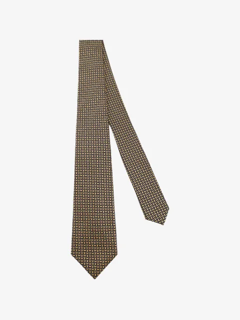 Kiton patterned tie