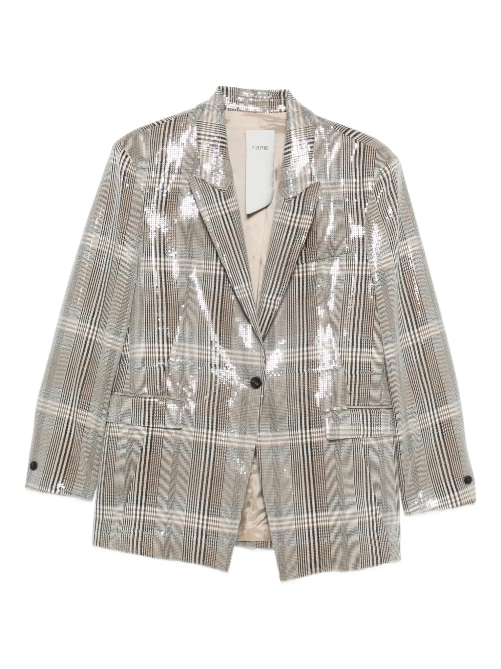 RAME sequin-embellishment blazer | Neutrals | Image 1