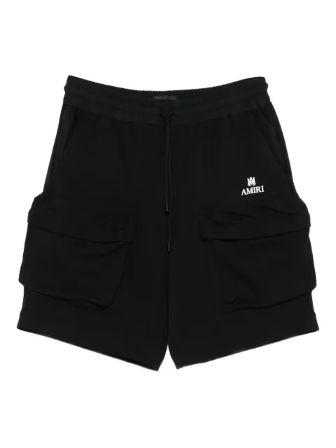 AMIRI drawstring-waist cargo track shorts