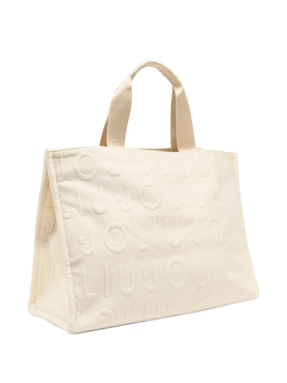 LIU JO Medium gebreide shopper Beige