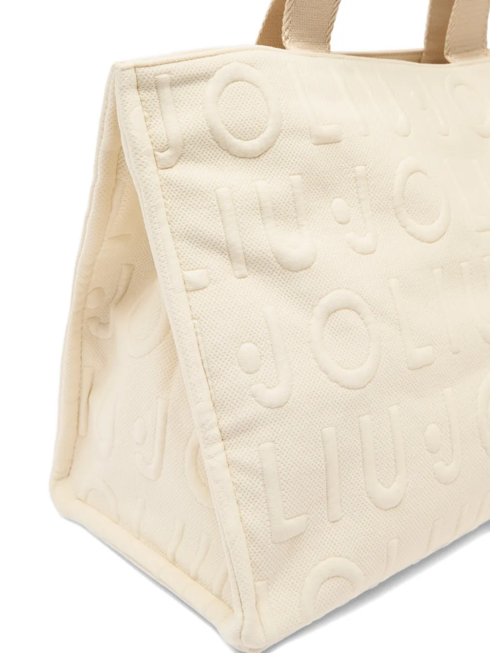 LIU JO Medium gebreide shopper Beige