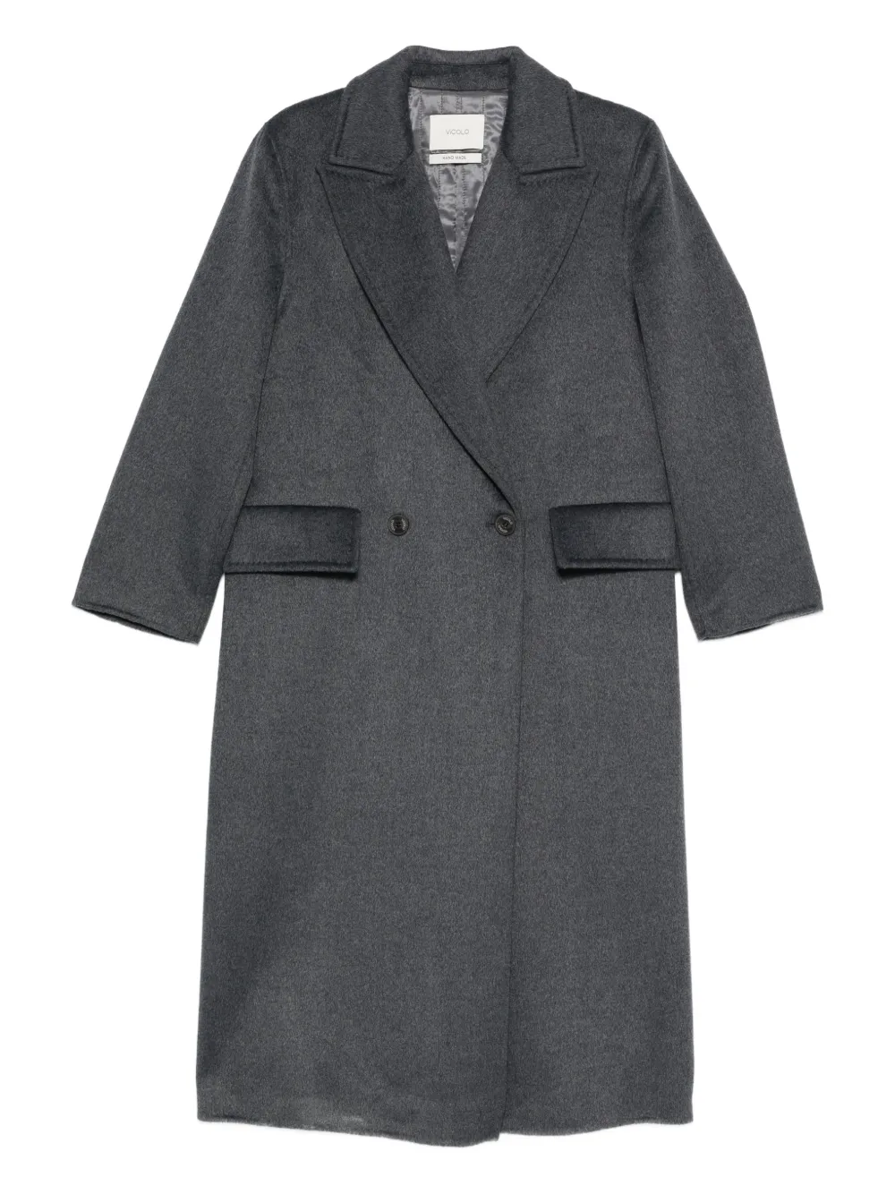 VICOLO double-breasted coat - Grey