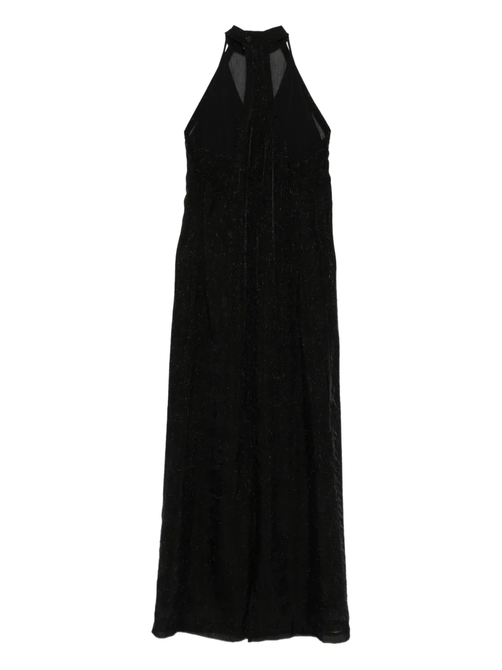 Alysi halterneck maxi dress - Zwart