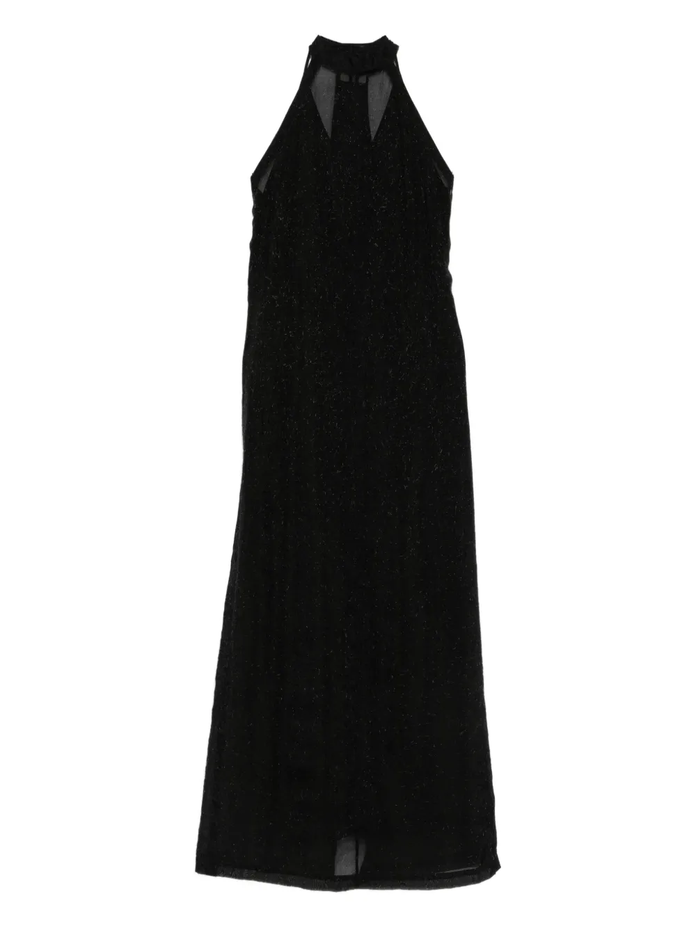 Alysi halterneck maxi dress - Nero