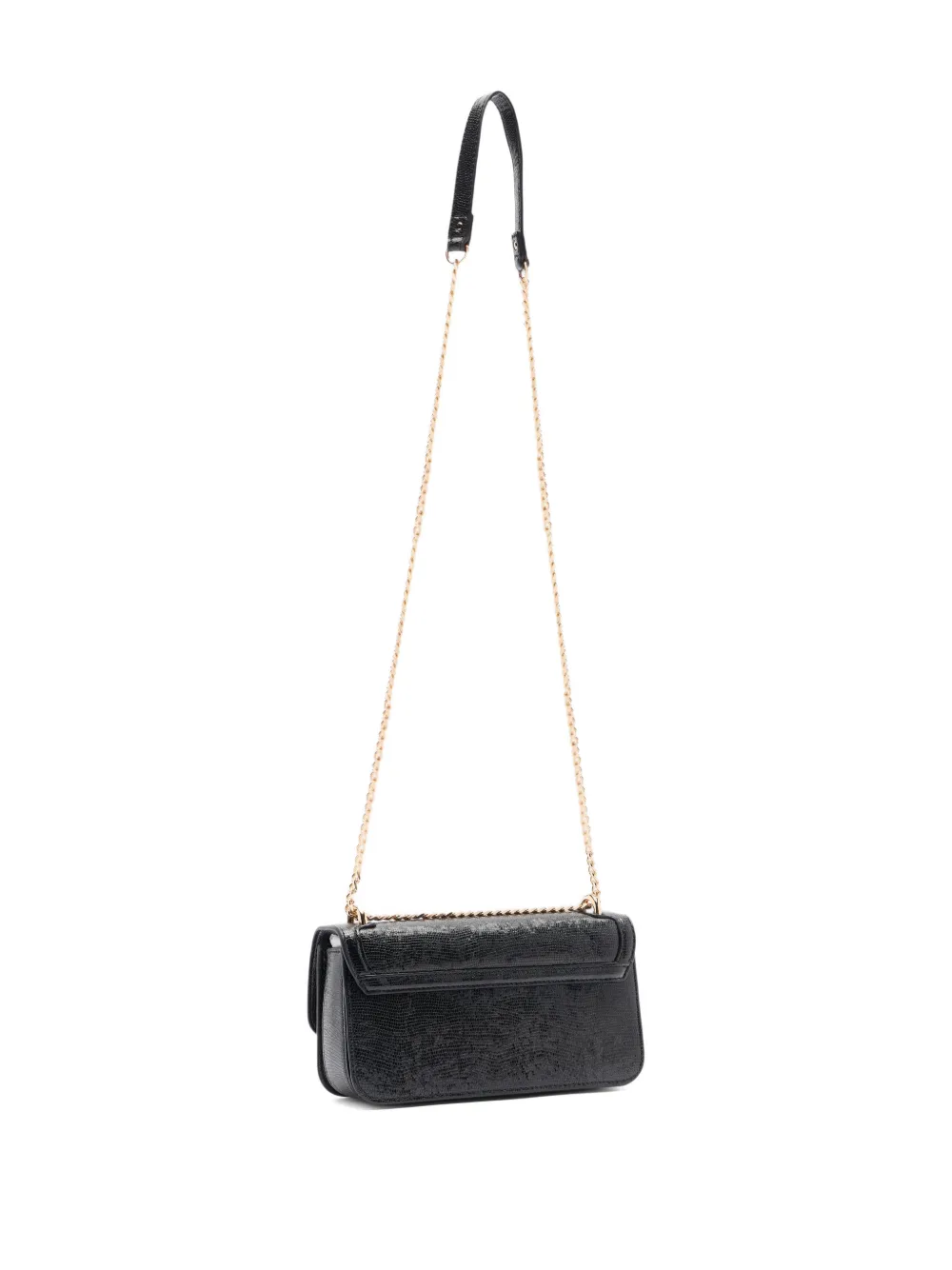 Small Lizard Effect Chain Satchel