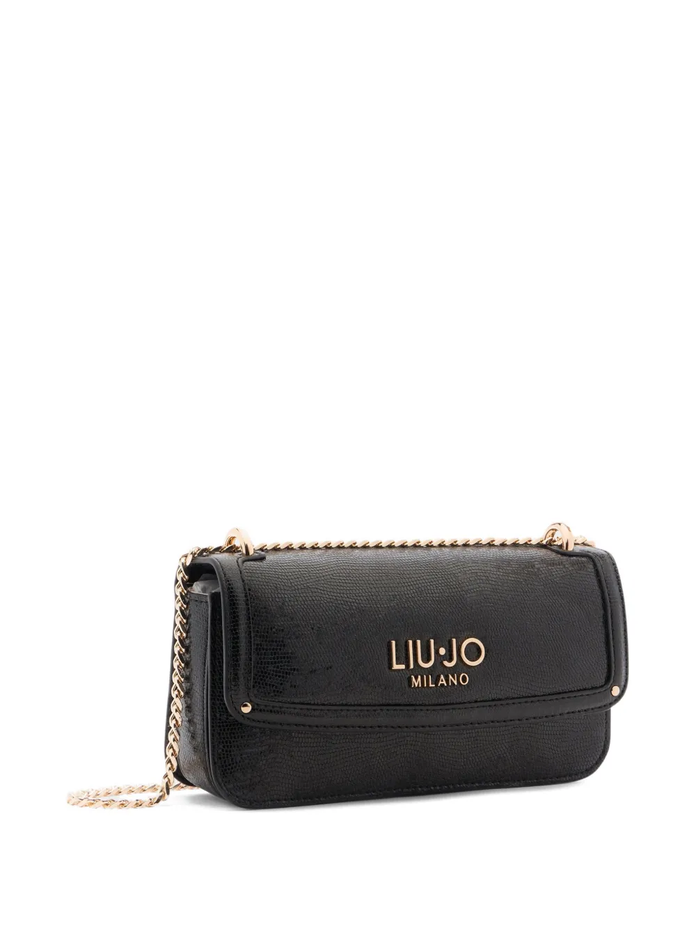 Small Lizard Effect Chain Satchel