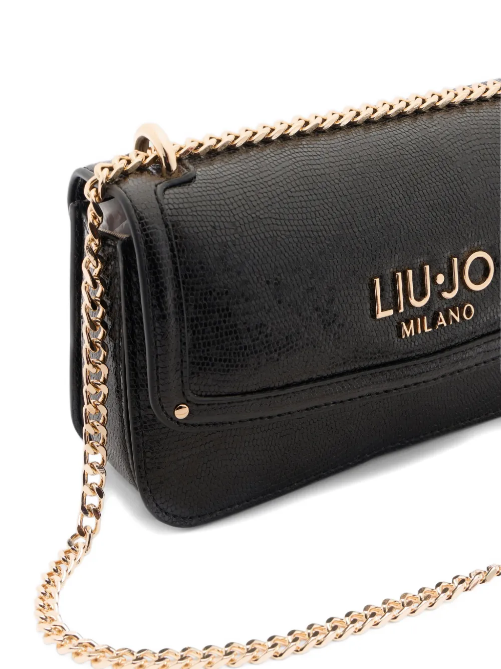 Small Lizard Effect Chain Satchel