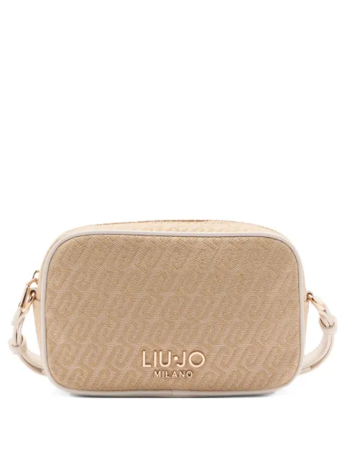 LIU JO small jacquard crossbody bag