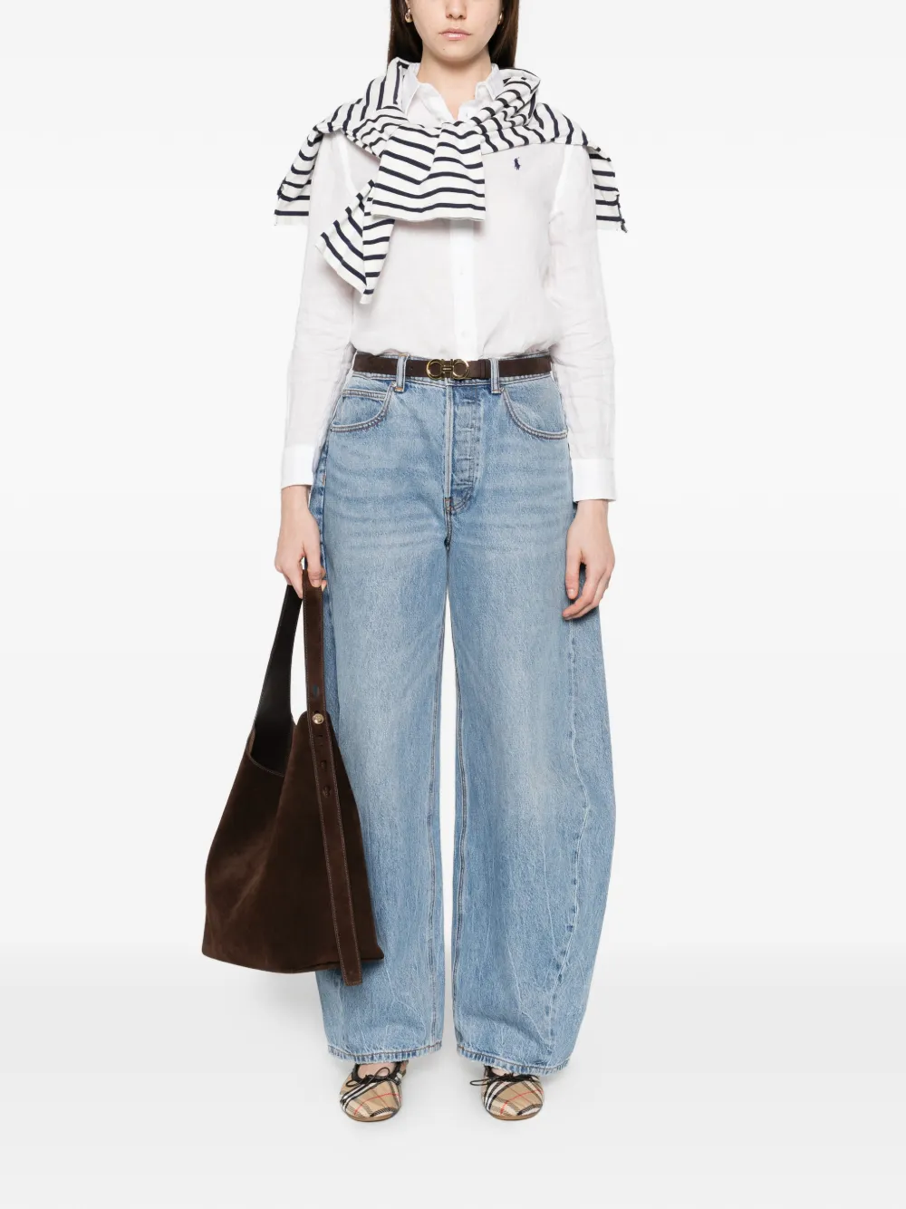 Polo Ralph Lauren logo-embroidered shirt - Wit