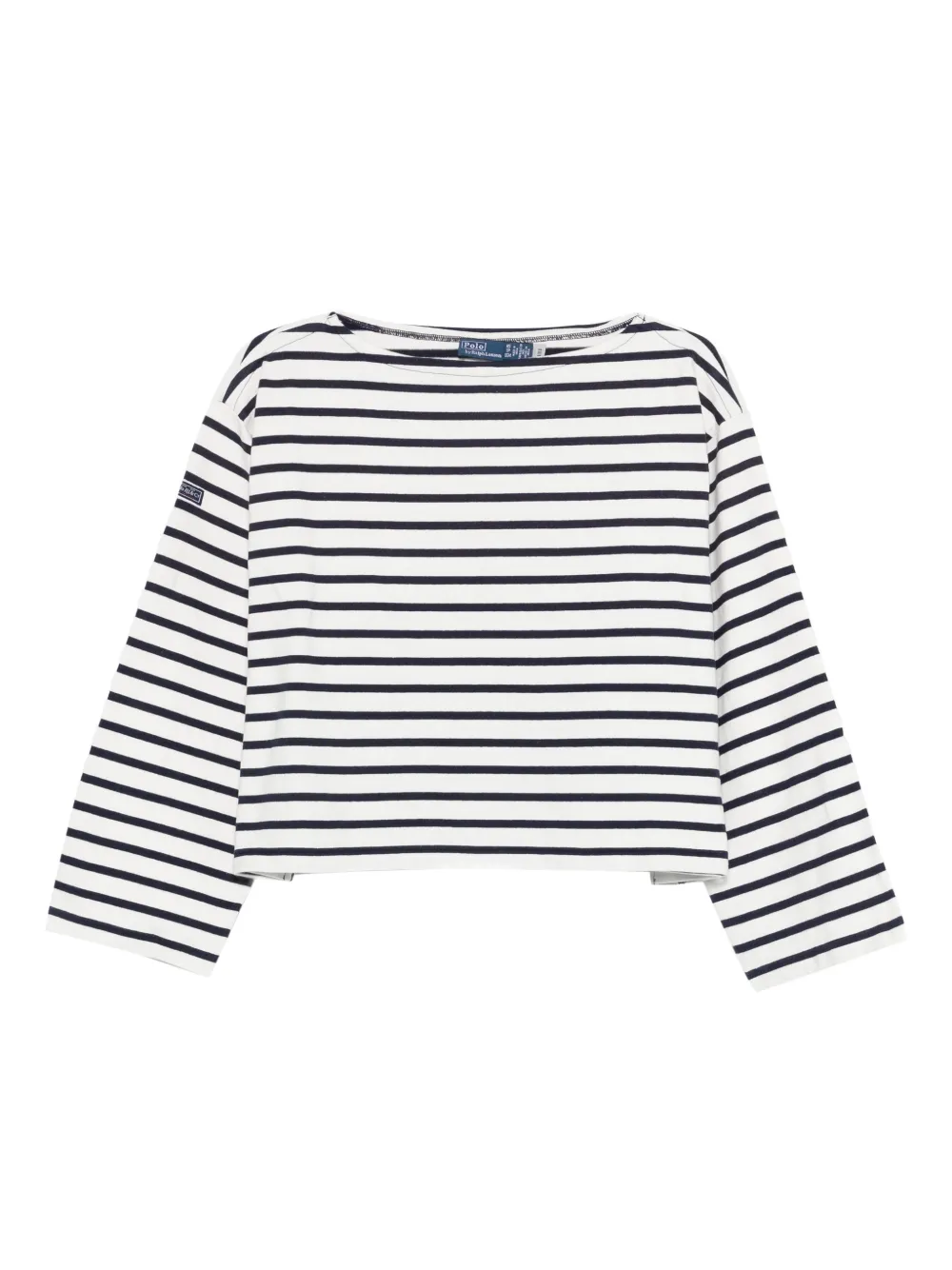 Polo Ralph Lauren striped-pattern sweatshirt - Bianco