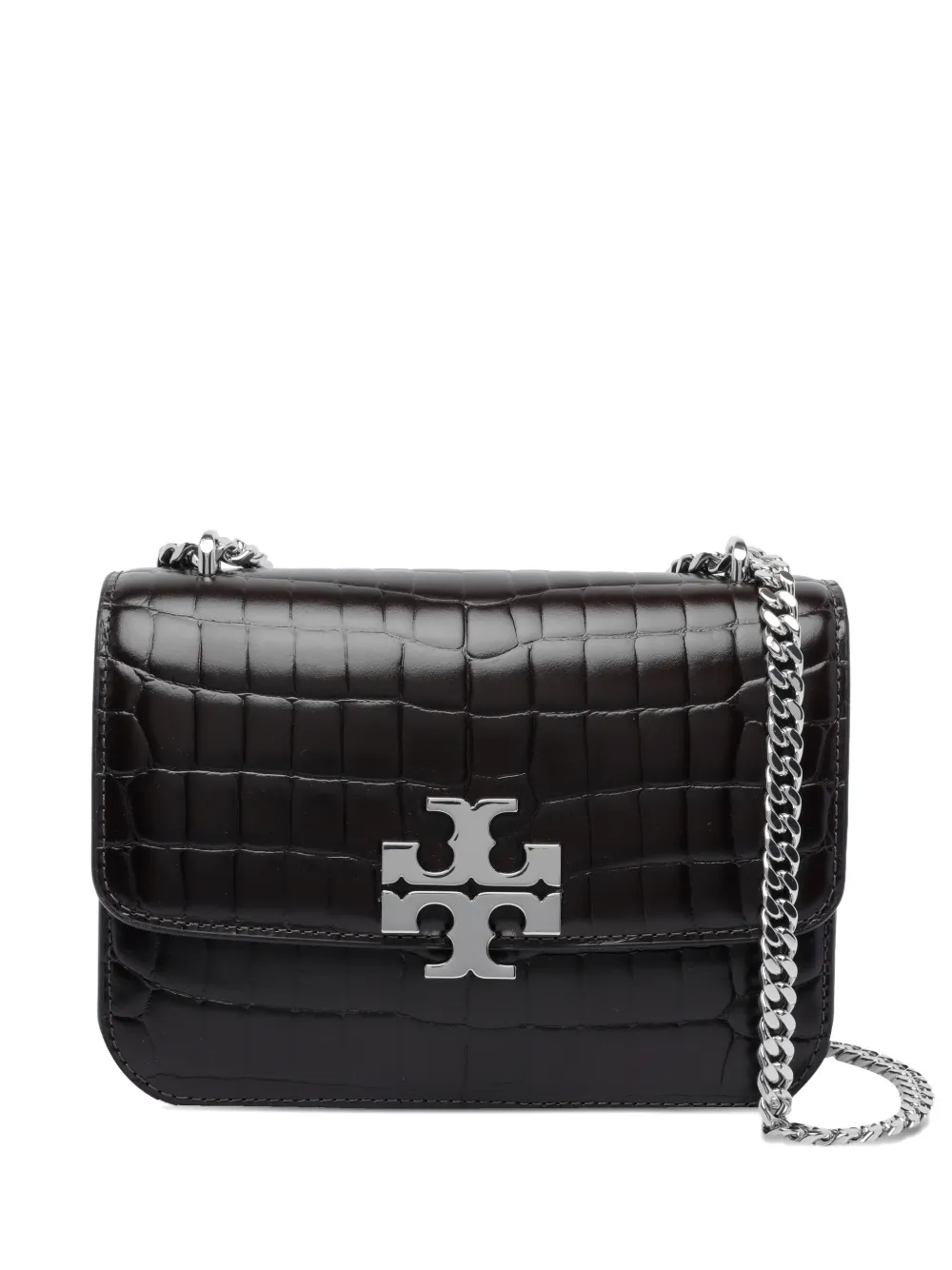 Tory Burch small Eleanor logo shoulder bag - Nero