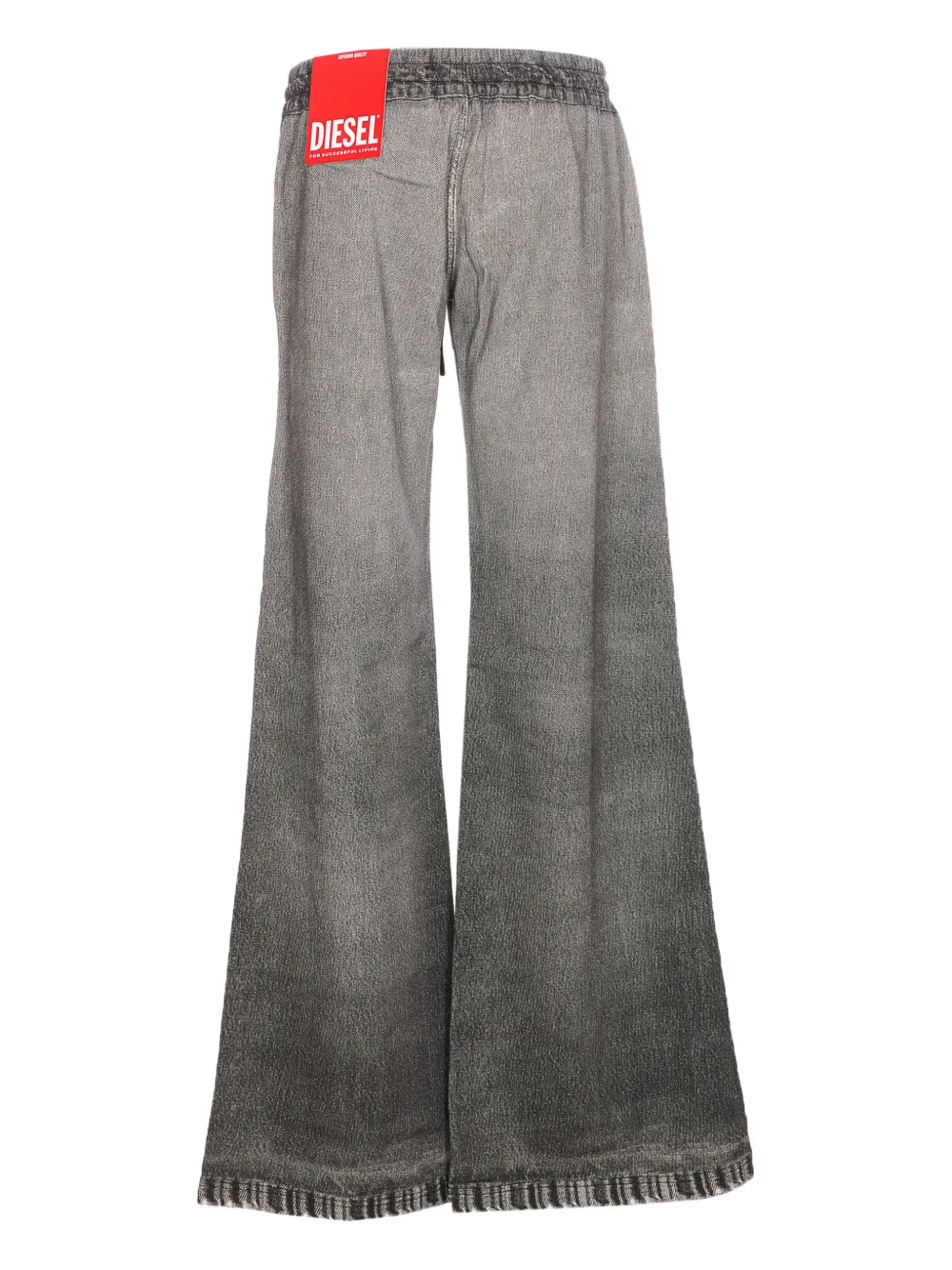 Diesel D-Ainty distressed elasticated-waist jeans - Grijs