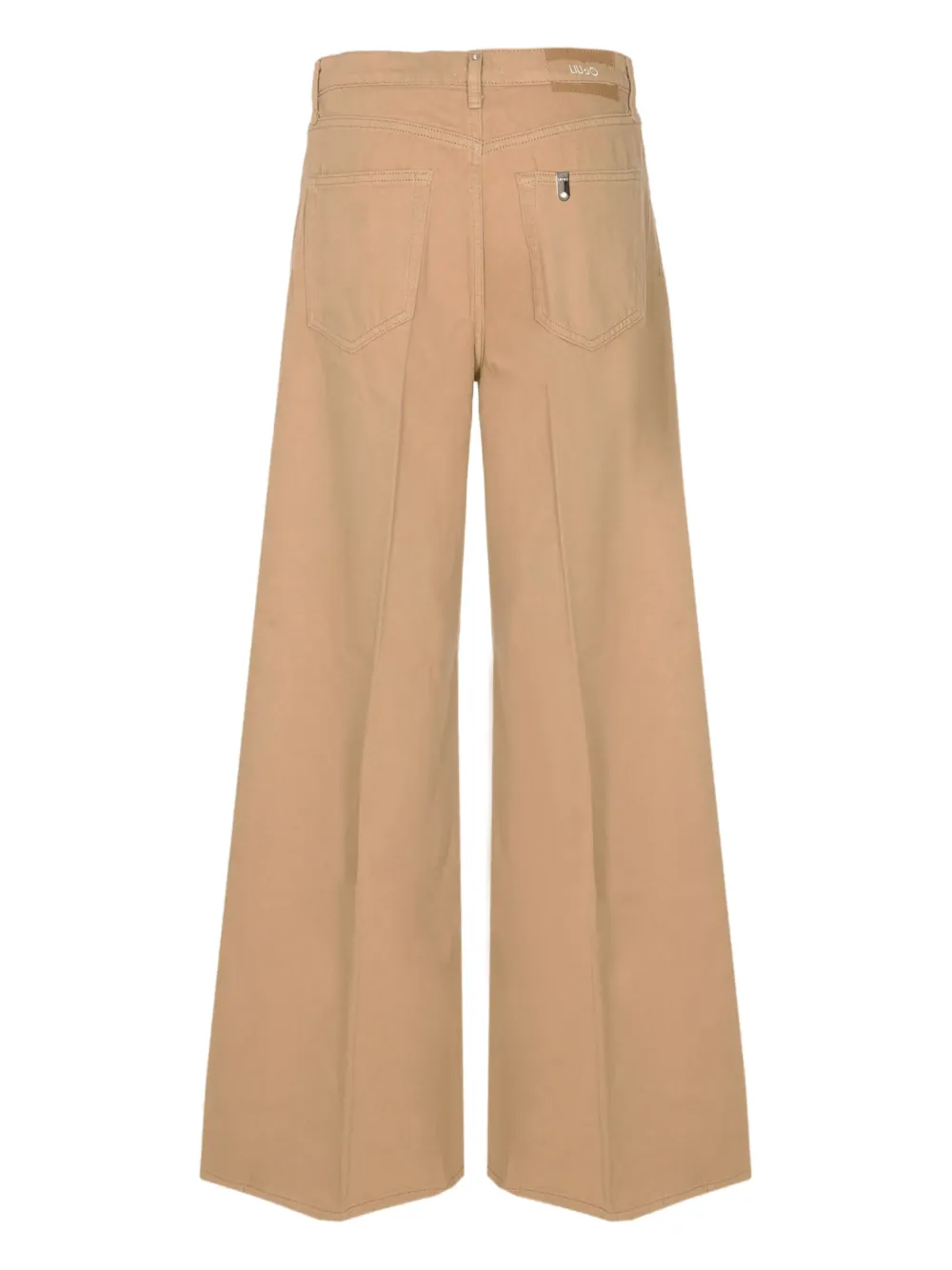 LIU JO Super-Flared high-waist broek Beige