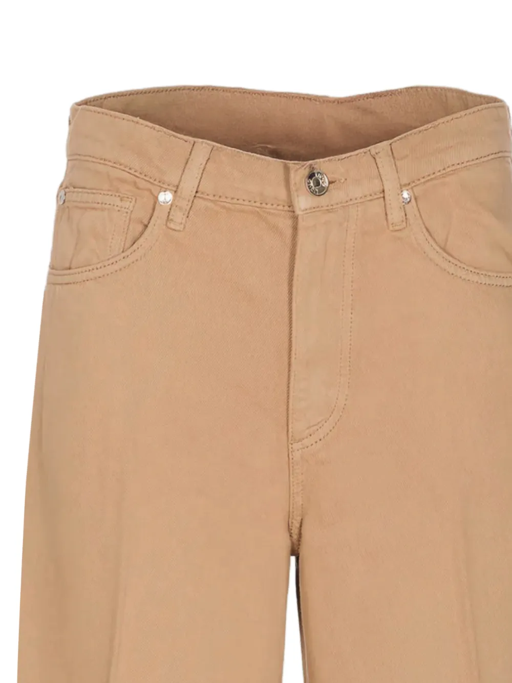 LIU JO Super-Flared high-waist broek Beige