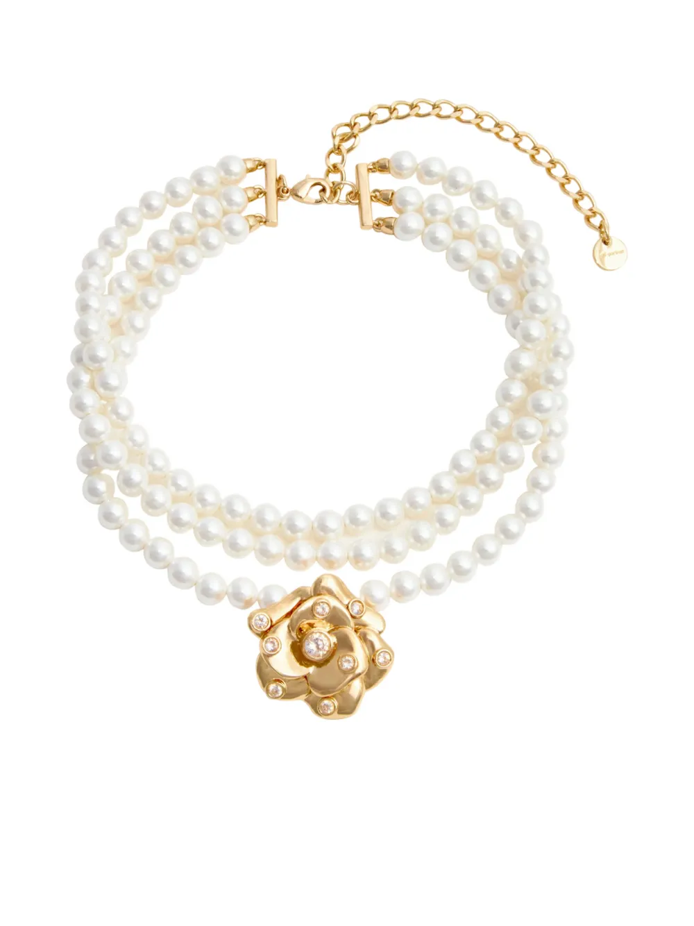 Self-Portrait pearl choker | blanco | Image 1