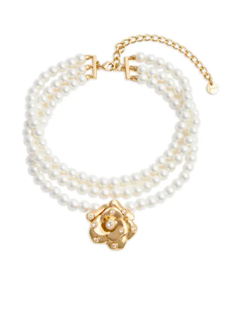 Self-Portrait pearl choker