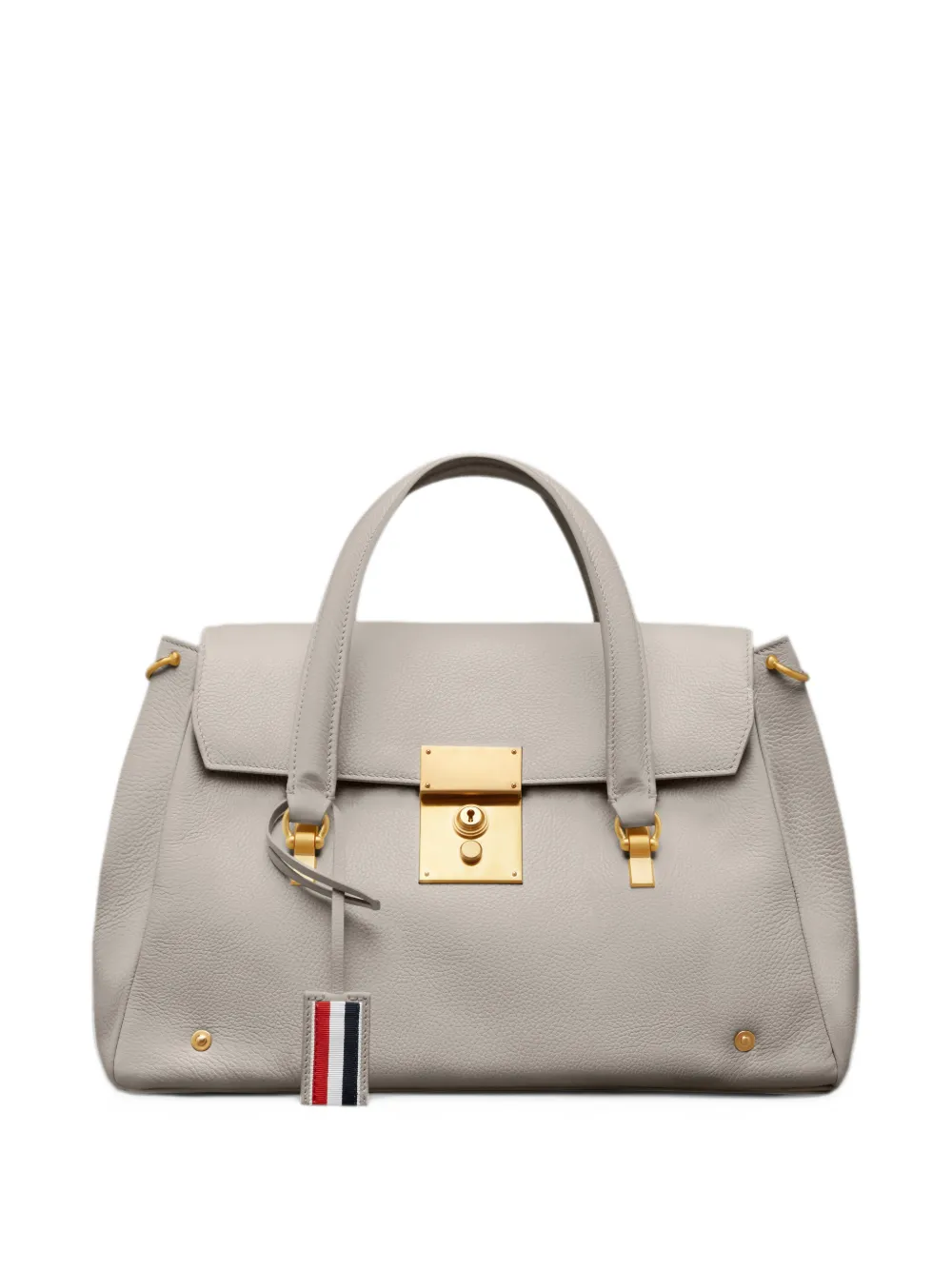 Thom Browne Bolton tas van zacht bewerkt leer Beige