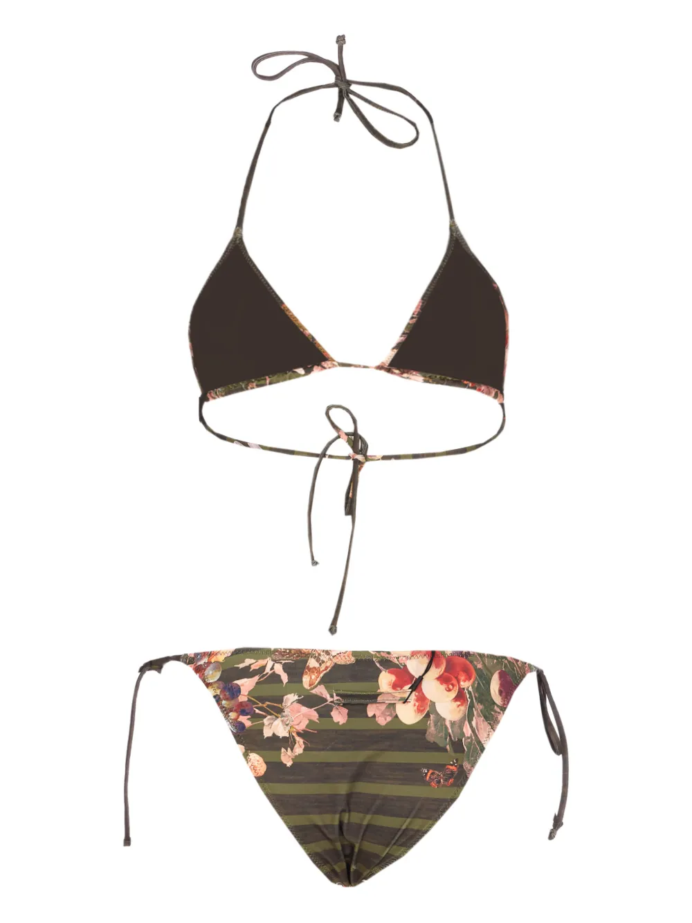  Jean Paul Gaultier Floral-print Bikini - Green 