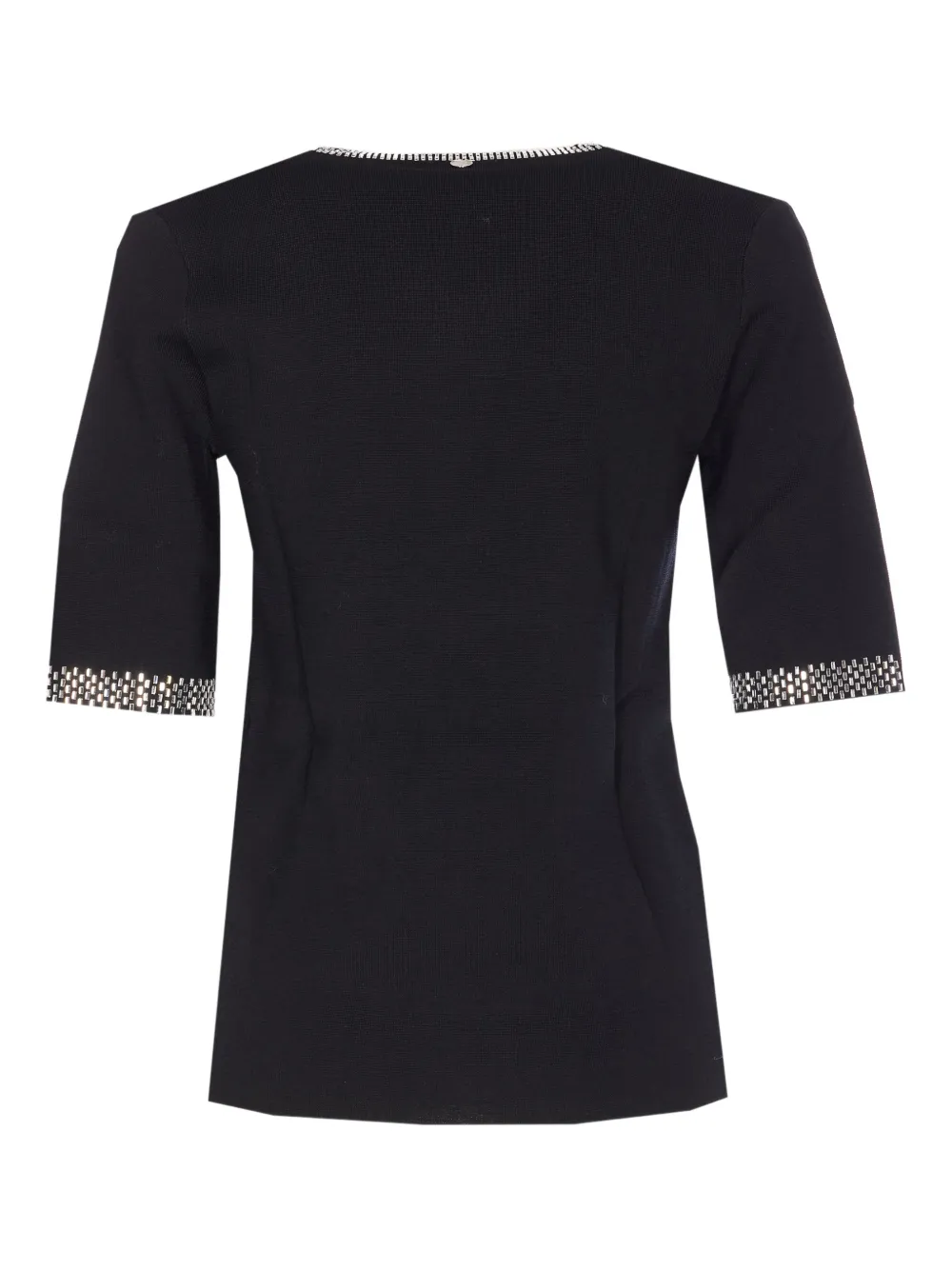 LIU JO crystal-embellishment V-neck T-shirt | T-Shirts & Jersey Shirts | Image 2