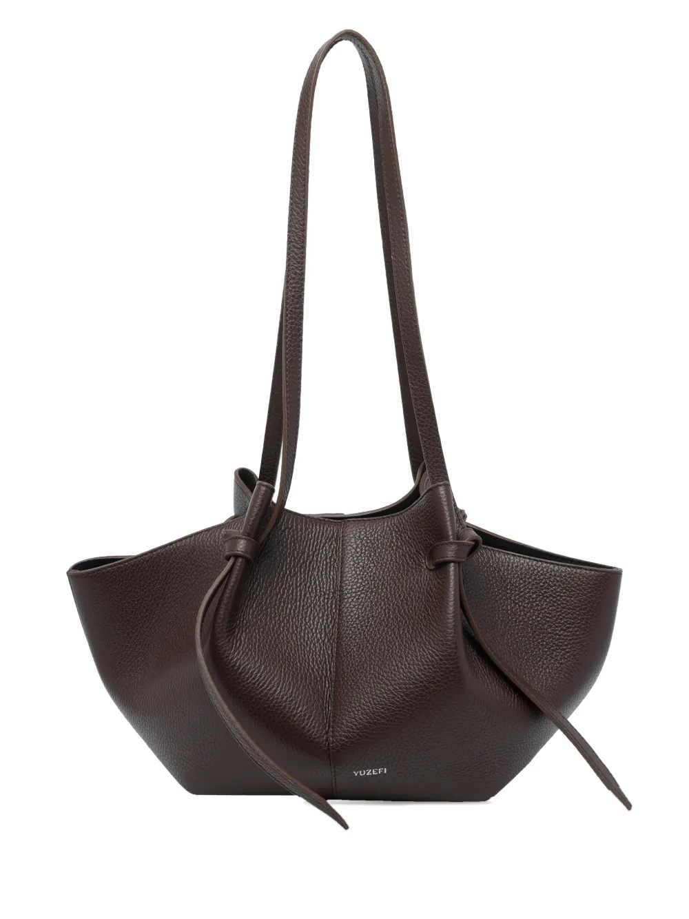 Yuzefi Mochi leather shoulder bag - Marrone