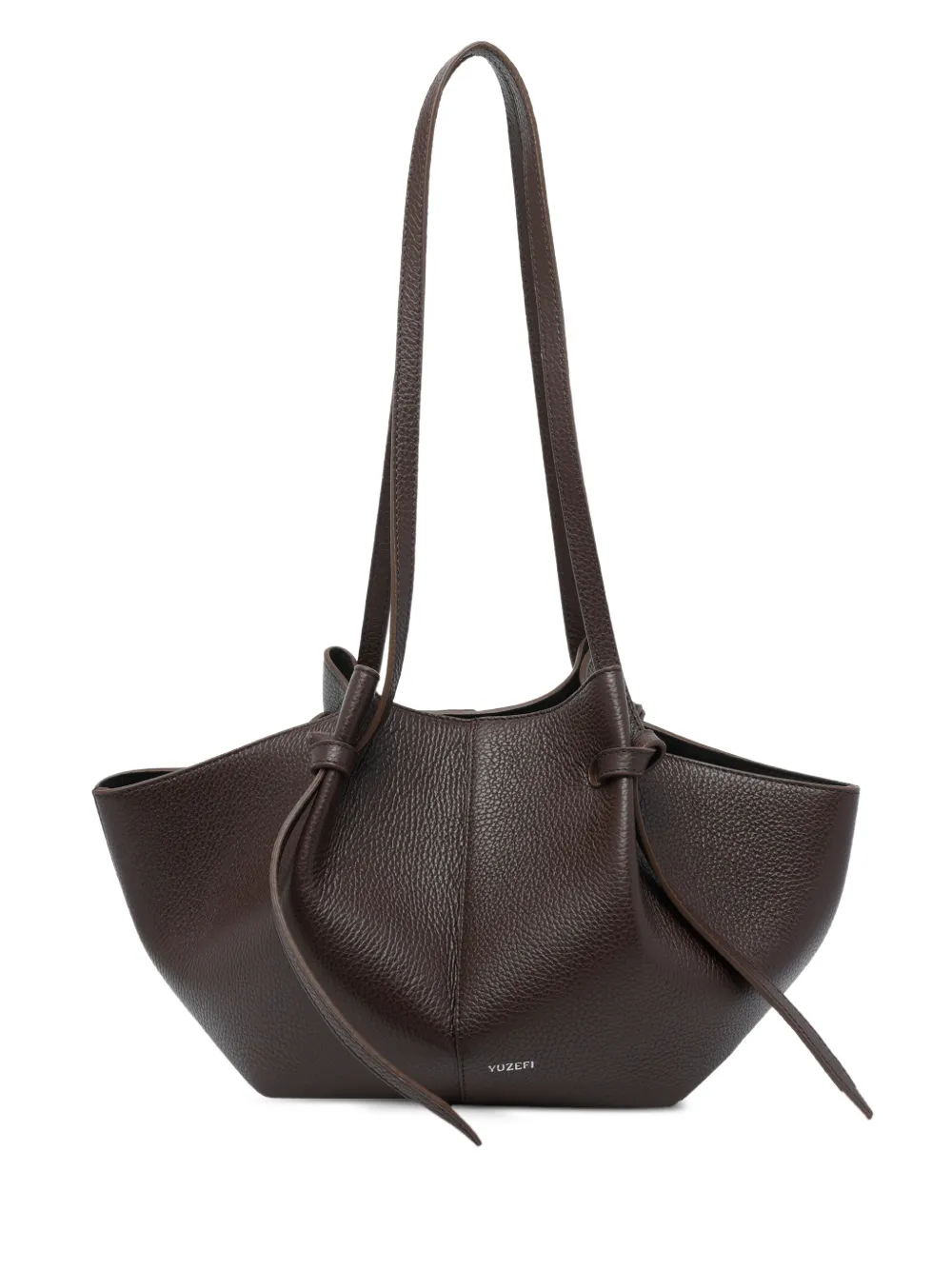 Yuzefi Mochi leather shoulder bag - Marrone
