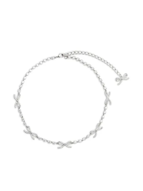 Self-Portrait collar con motivo de moño