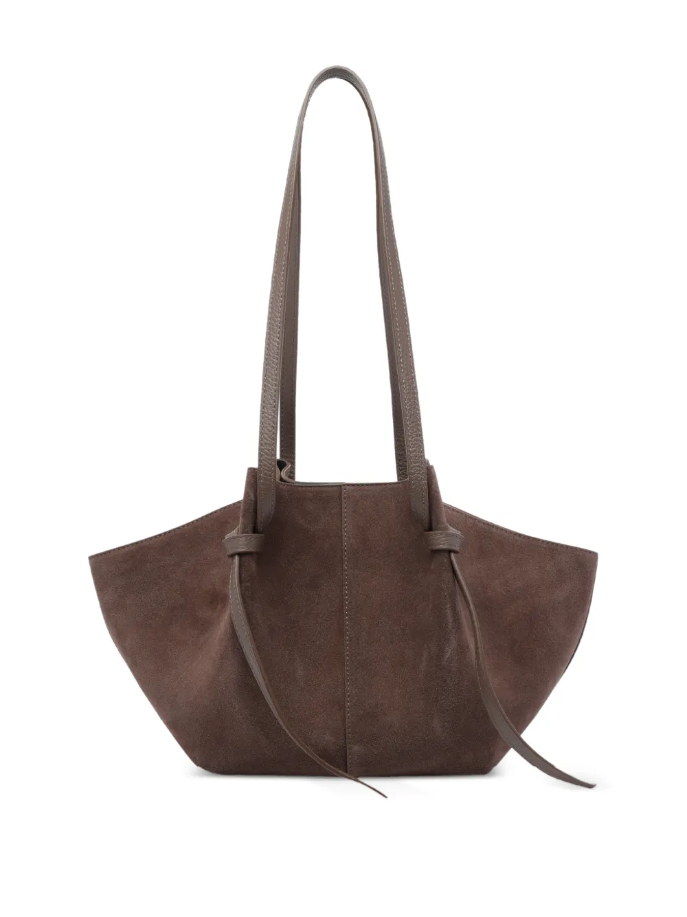 Yuzefi large Mochi suede shoulder bag | Image 2