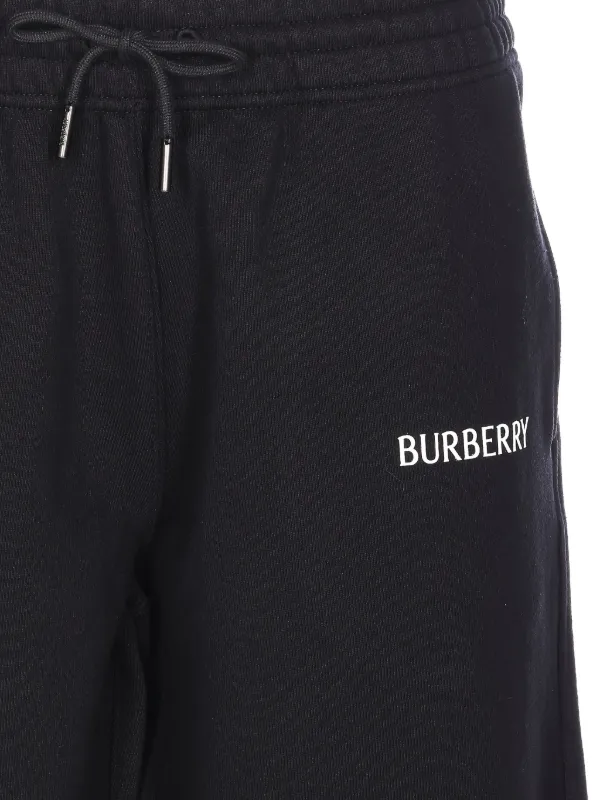 Burberry Embroidered logo-detail Track Pants | Black | FARFETCH NZ