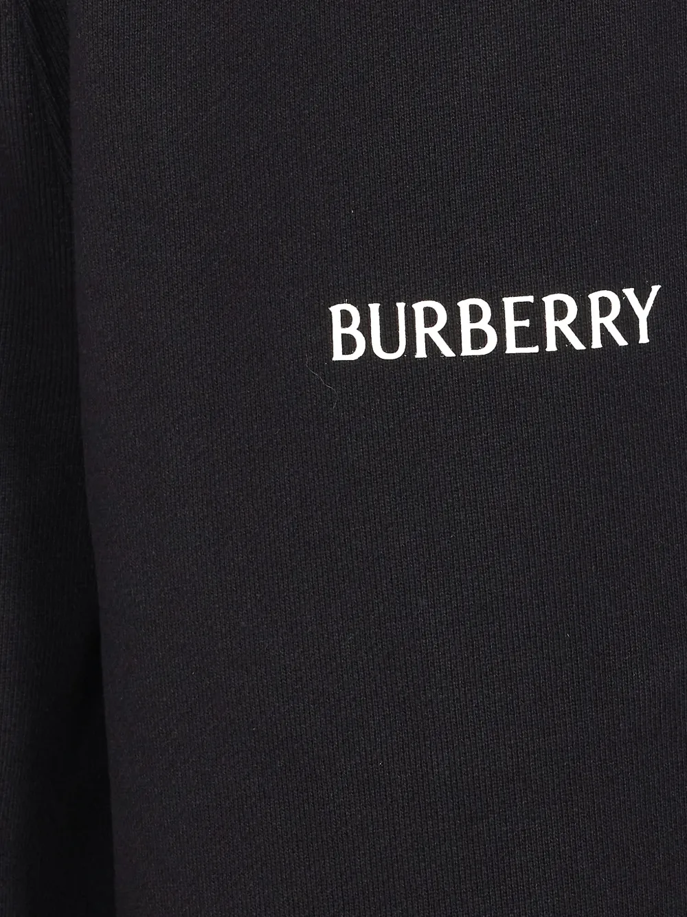  Burberry Pantalones De Chándal Con Logo Bordado - Negro 
