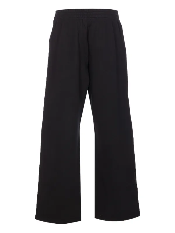 Burberry Embroidered logo-detail Track Pants | Black | FARFETCH NZ