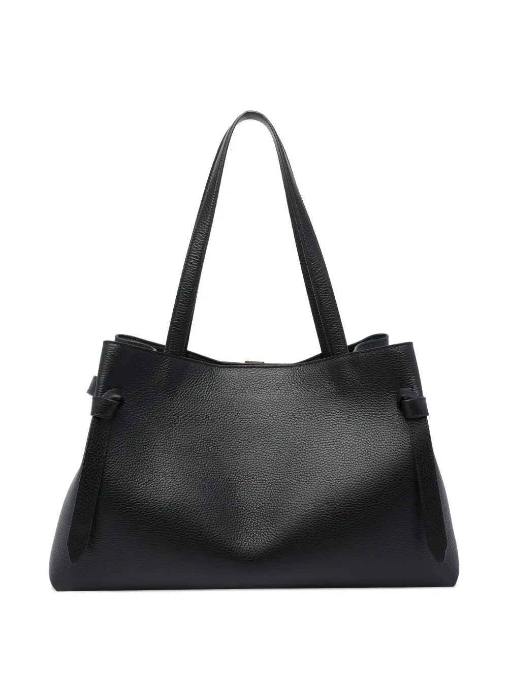 Yuzefi GYOZA leather shoulder bag - Zwart