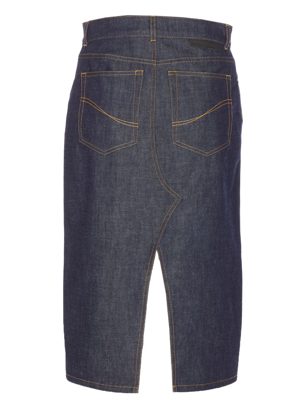 Stella McCartney lace-trim midi skirt - Zwart