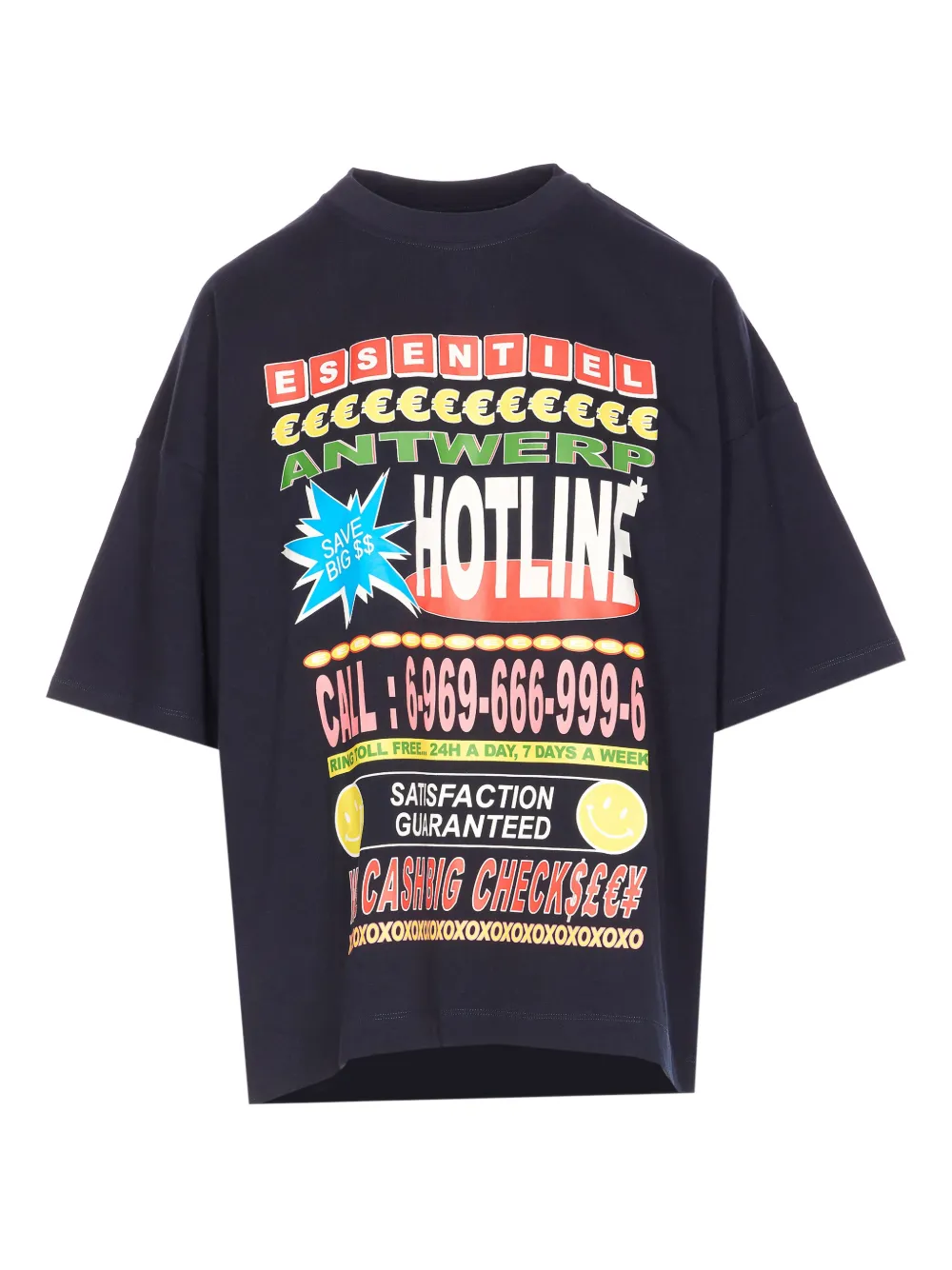 Essentiel Antwerp プリント Tシャツ | ブルー | Image 1