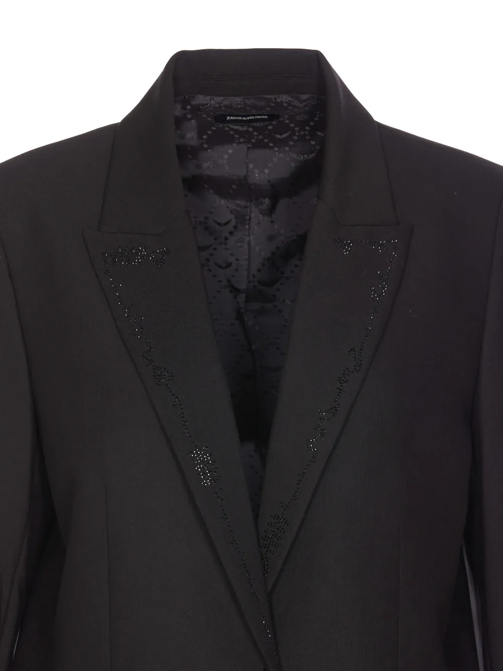 V-neck blazer