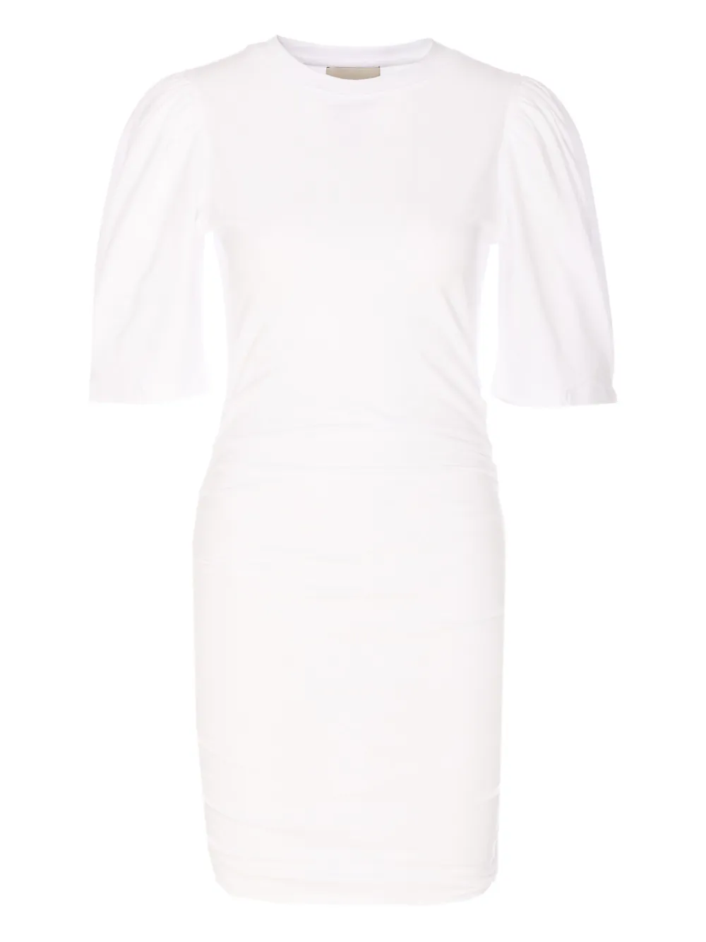 ISABEL MARANT Mylda ruched mini dress - Bianco