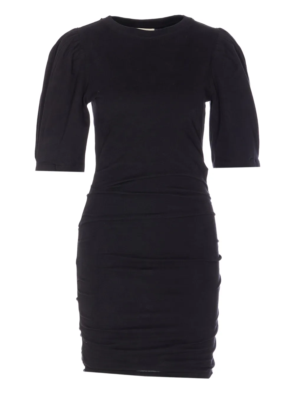 MARANT ÉTOILE ruffled balloon-sleeve mini dress - Nero