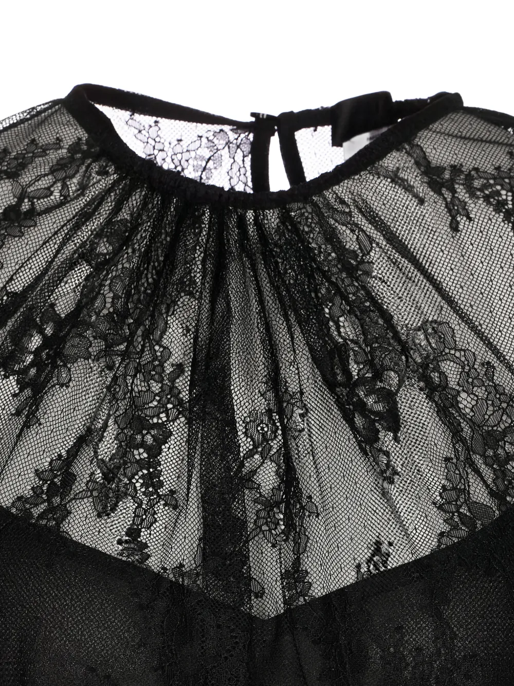 Chantilly Crystal Lace Mini Dress