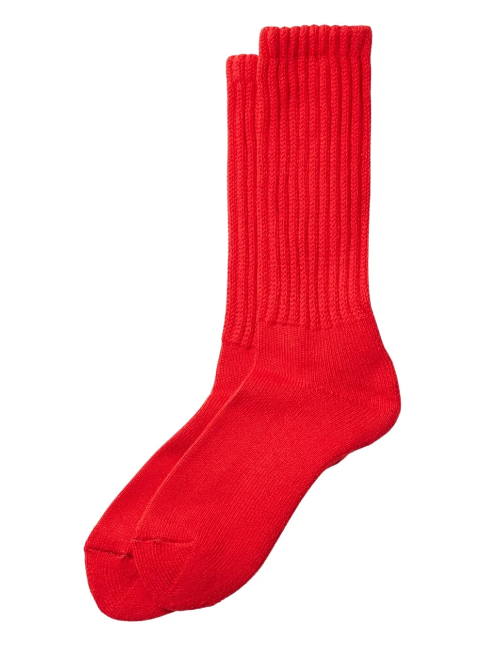 RoToTo ribbed socks - Rosso