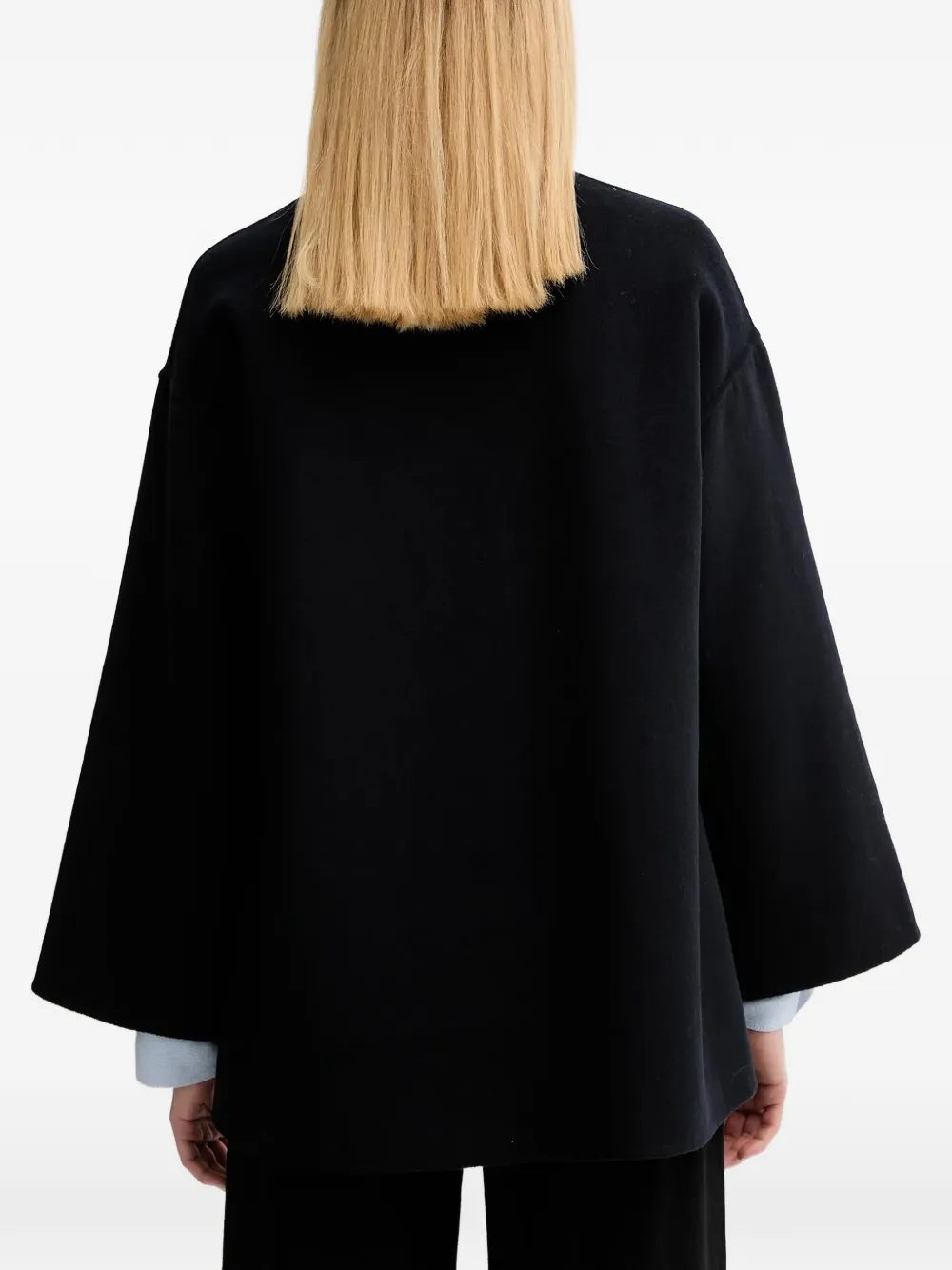  Marc O'polo Button Flap Pocket Coat - Blue 